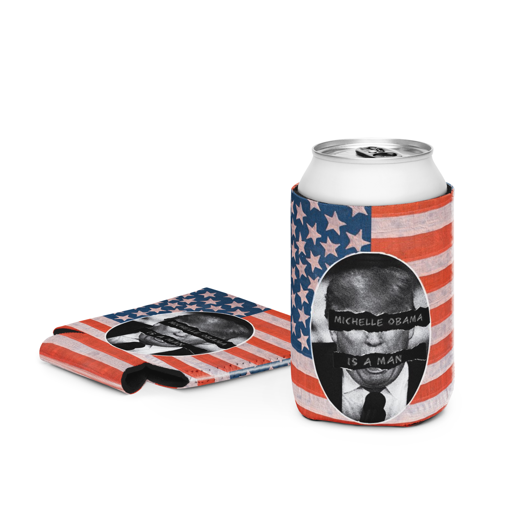 Trump ‘Michelle Obama Is A Man’ Can Coozie
