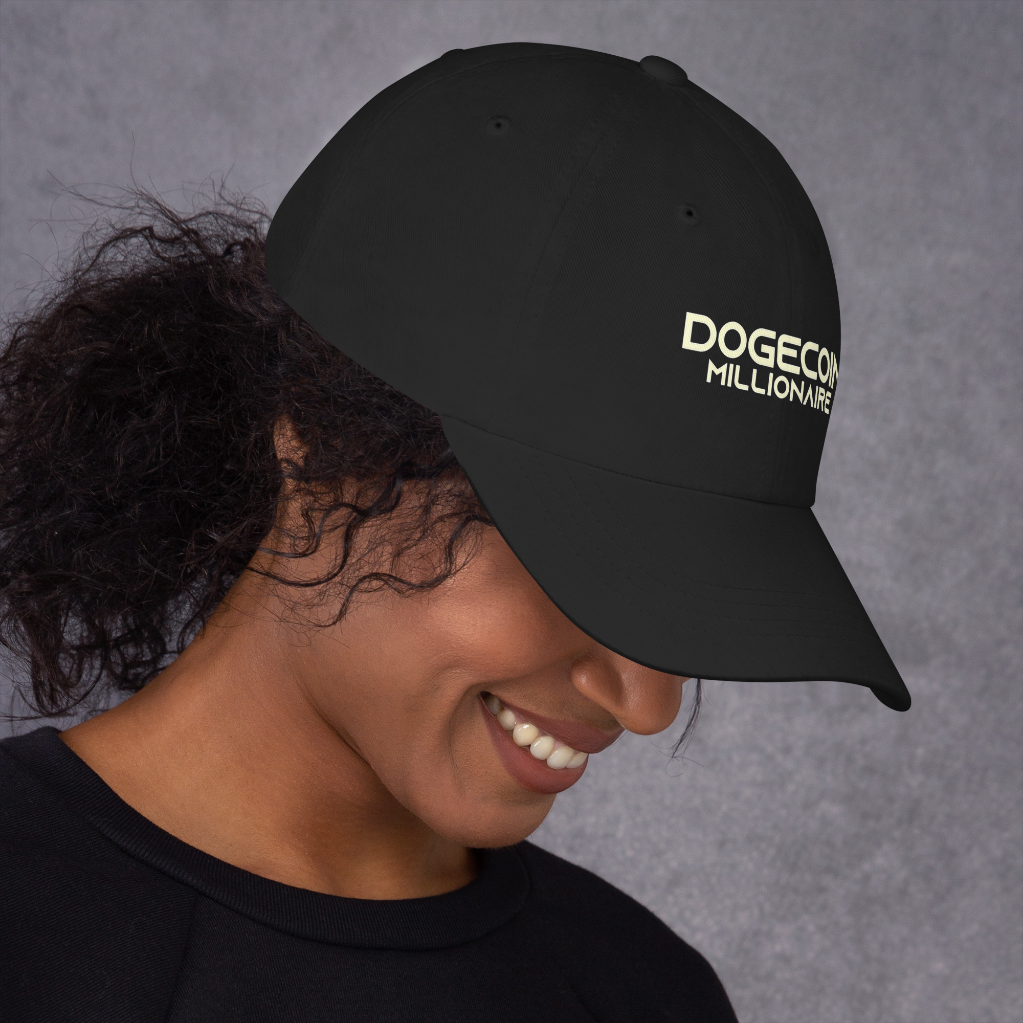 dodgecoin millionaire dad hat - meme coin merch store - solswag